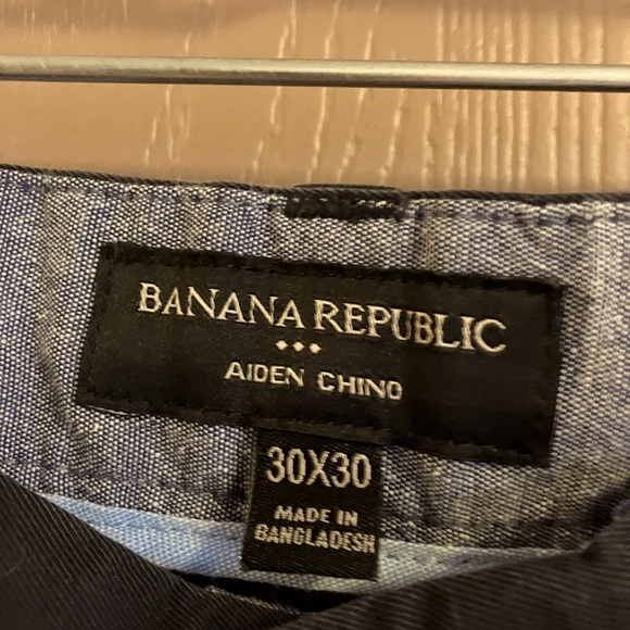 Banana Republic Aiden Chinos Navy Men’s Pants S/934457 Size 30x30 Pre-owned. - Picture 4 of 5